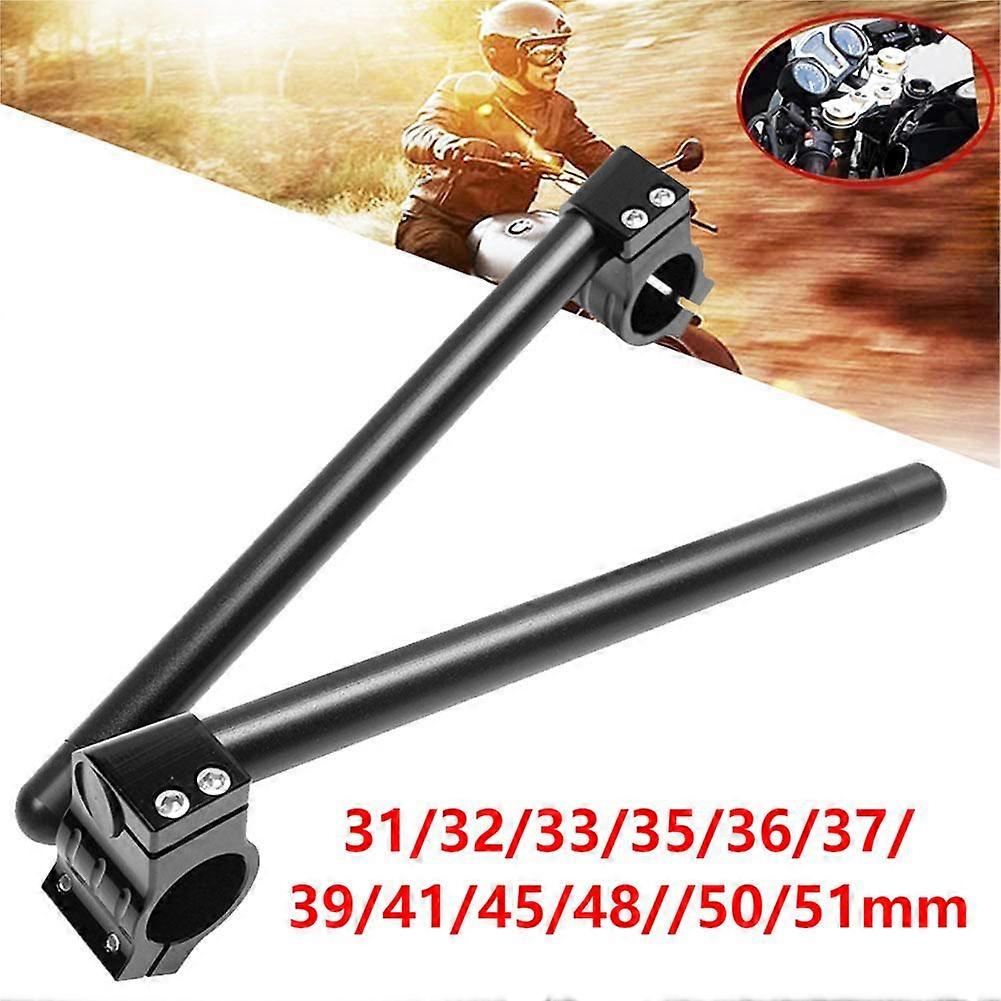 Motorcycle Universal 7/8"22mm Handlebar Aluminum Riser Rised Adjustable CNC Handlebar Clip-Ons Fork Handle Bars Clip Ons