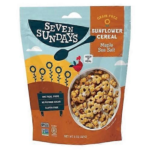 سبعة أيام الأحد حبوب عباد الشمس والقيقب ملح البحر ، 8 أونصة (علبة 6)