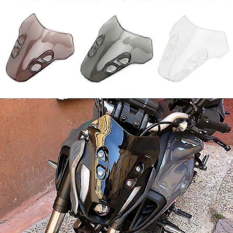 Yamaha MT-07 MT07 2021 Motorcycles Wind Deflector - Transparent Windshield Windscreen Modification Accessories