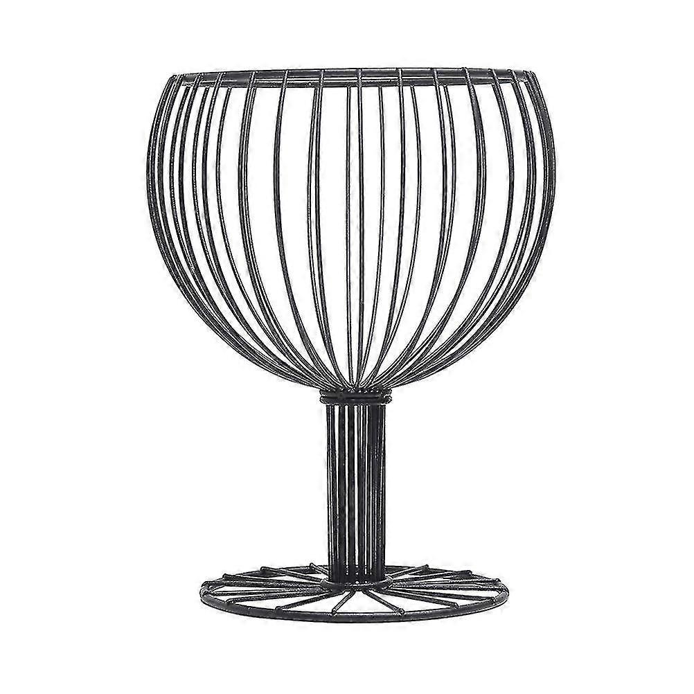 1pc einfache moderne multifunktionale Weinglasform Obstkorb