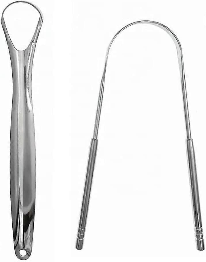 Tongue Scraper and Tongue Cleaner Metal Stainless Steel for Tounge and Fresh Breath Scraping