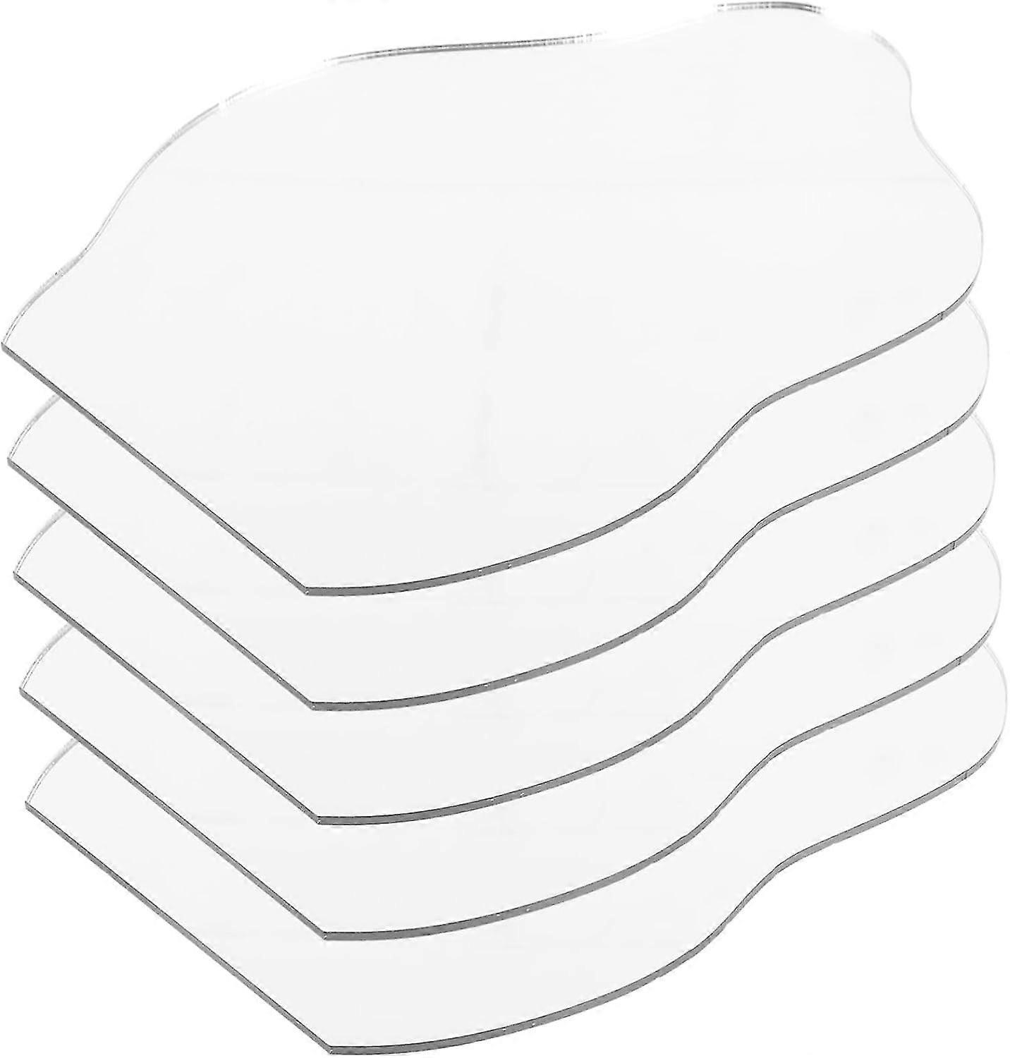 Makeup Mirror Set - 5pcs, Irregular Shape, DIY Desktop Decorative Mirror