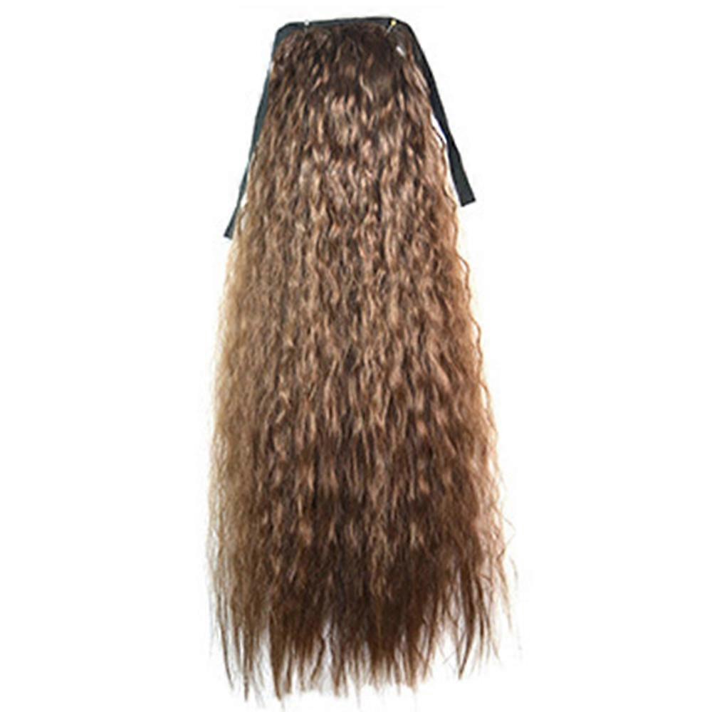 Wig Corn Perm Lace-up Horsetail