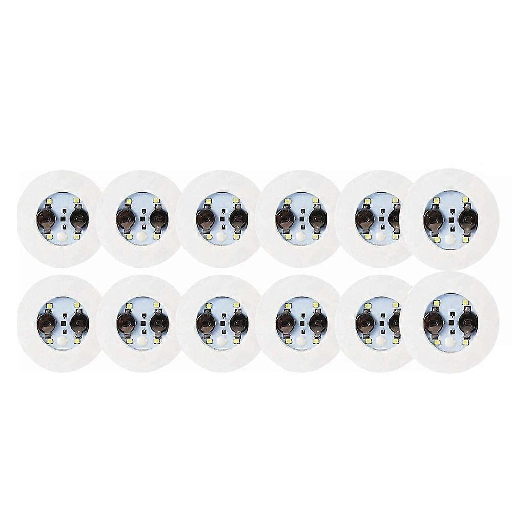LED Coaster,12 Pack Coasters,LED Bottle Lights,LED Sticker Coaster Discs for Flash Cup