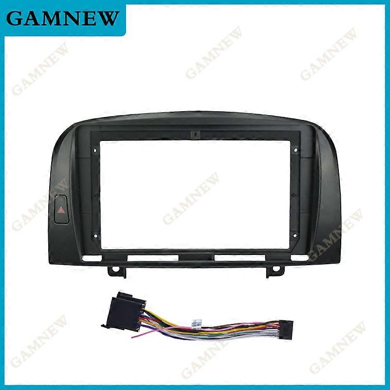 9 Inch For 2006-2010 Hyundai Sonata NF Car Radio Android MP5 Player Panel Frame 2 Din Head Unit Fascia Stereo Dash Board Cover