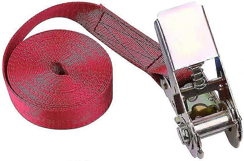 1-10m Ratchet Tie Down Lashing Strap With Metal Buckle 6 Colors Heavy Duty