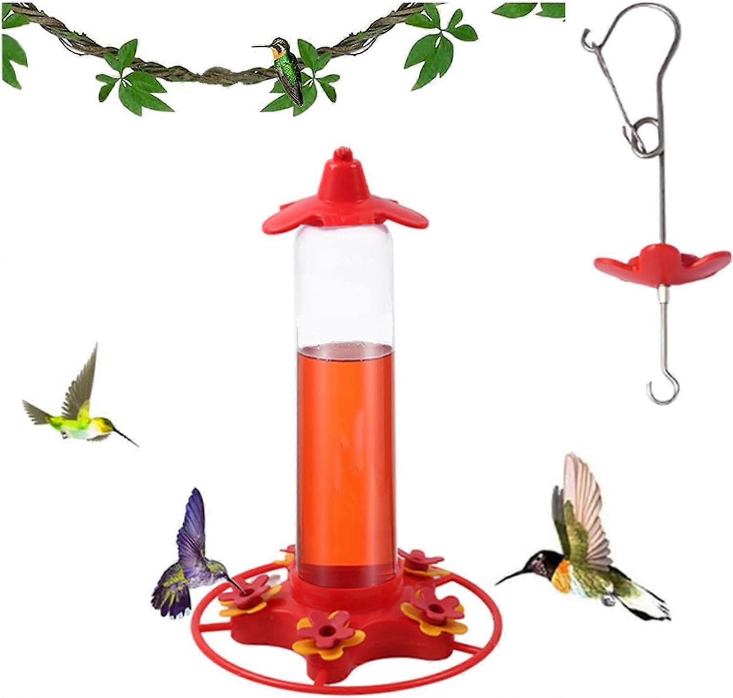 Ny opgraderet kolibrifoder, kolibrifoderautomater til udendørs hængende