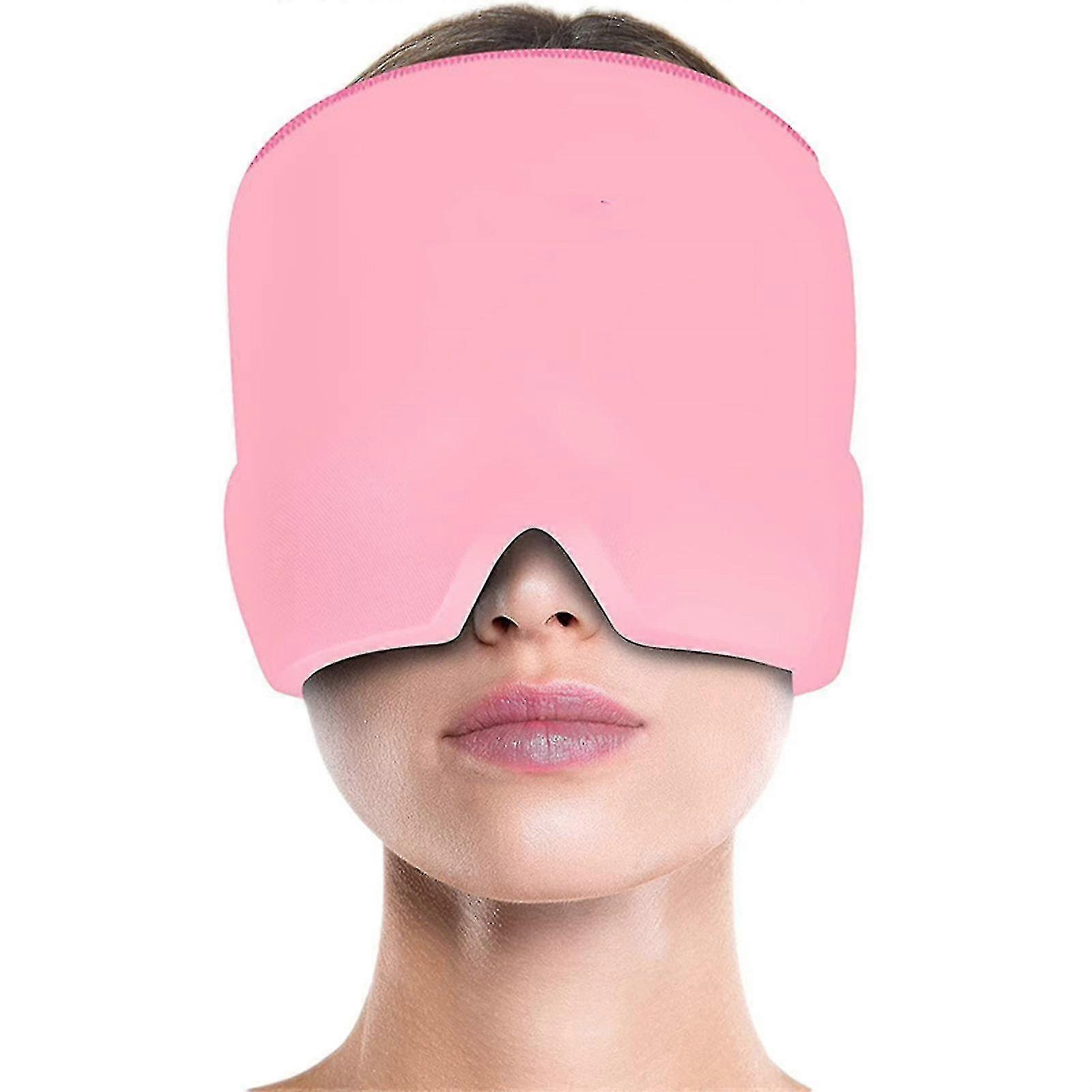 Fitting Ice Headache/migraine Relief Hat,cold Therapy Relief Cap,stretchable Ice Pack Eye Mask For Puffy Eyes
