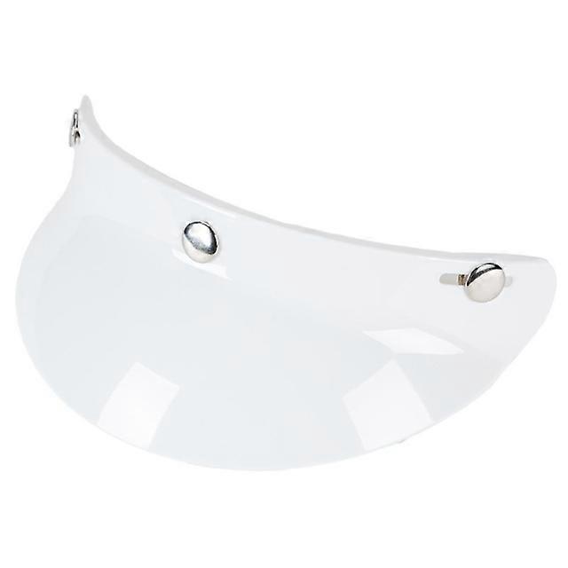 Universal 3/4 Helmet Visor Shield 3-Snap Helmet for Peak Lens Odorless Retro Len