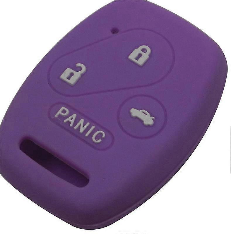 jingyuqin 4 Buttons Remote Car-Styling Key Case Silicone Cover For Honda Accord CRV Civic Pilot Insight Ridgeline Key Blanks