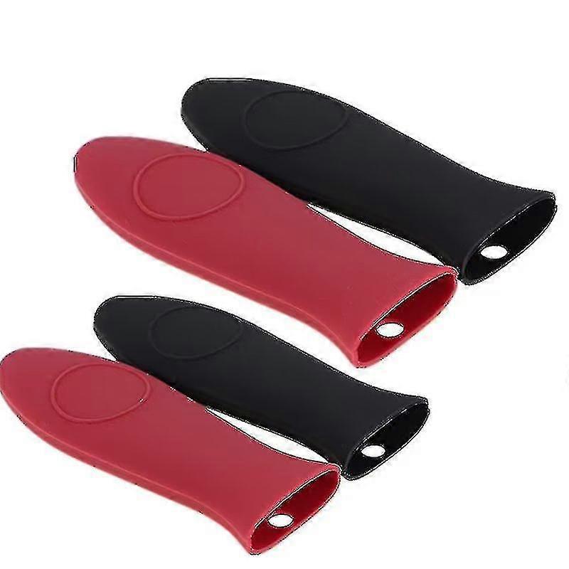 Pot Handle Cover Silicone Thickened Soft Handle Cover, Universal (4pcs)