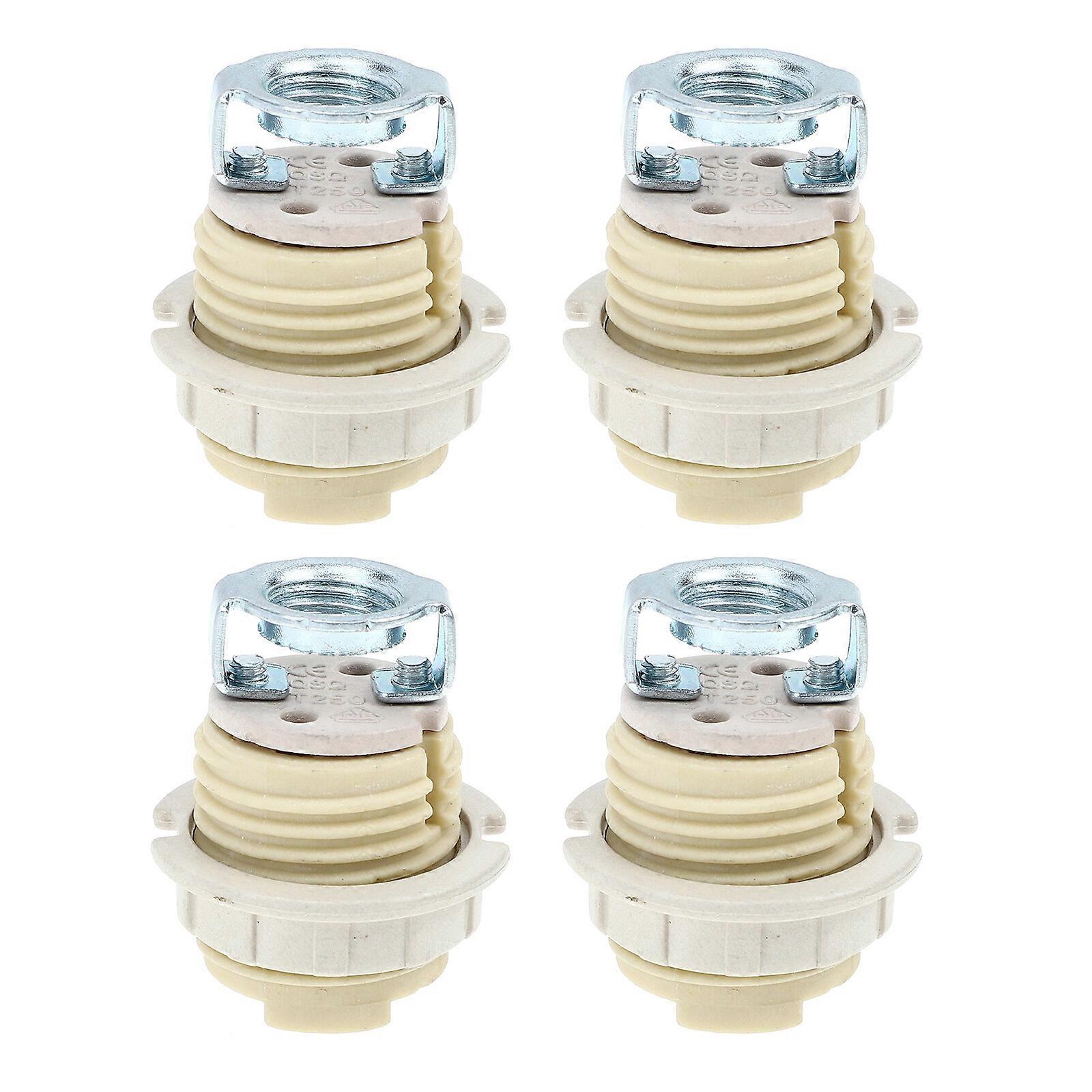 4Pcs Halogen Light Bulb Base Socket Practical G9 Ceramic Lamp Base Holder