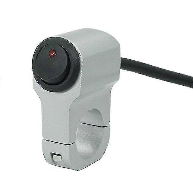 12v 25mm Motorcycle Handlebar Headlight Switch Motorbike Modification Button With Indicator Light Tricycle Atv Snow Scooter