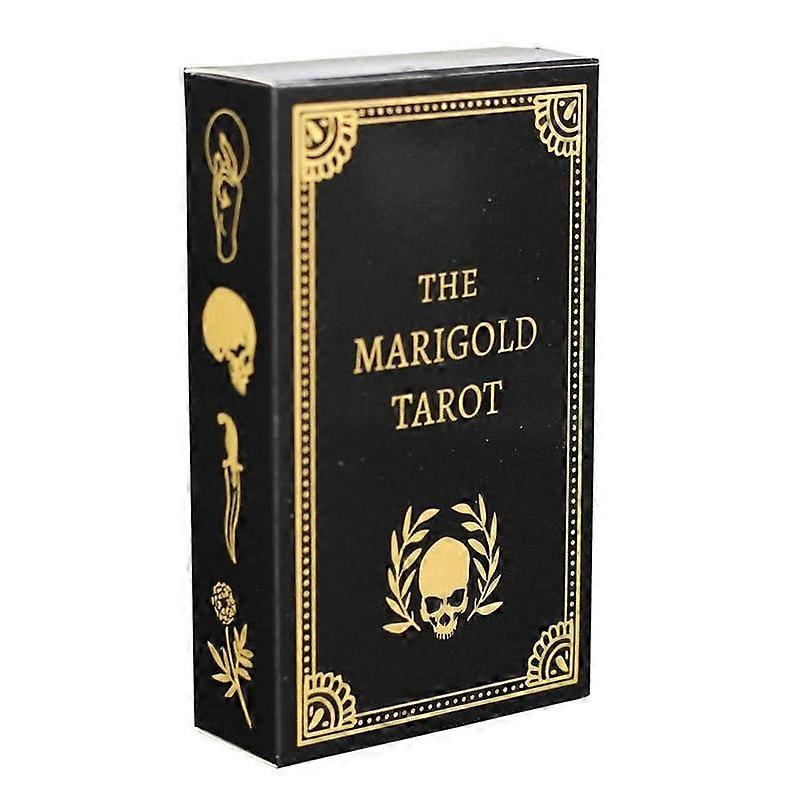 The Marigold Tarot Cards Family Gathering Board Games Fortune Telling Divination Oracle Card Leisure Entertainment Table Game
