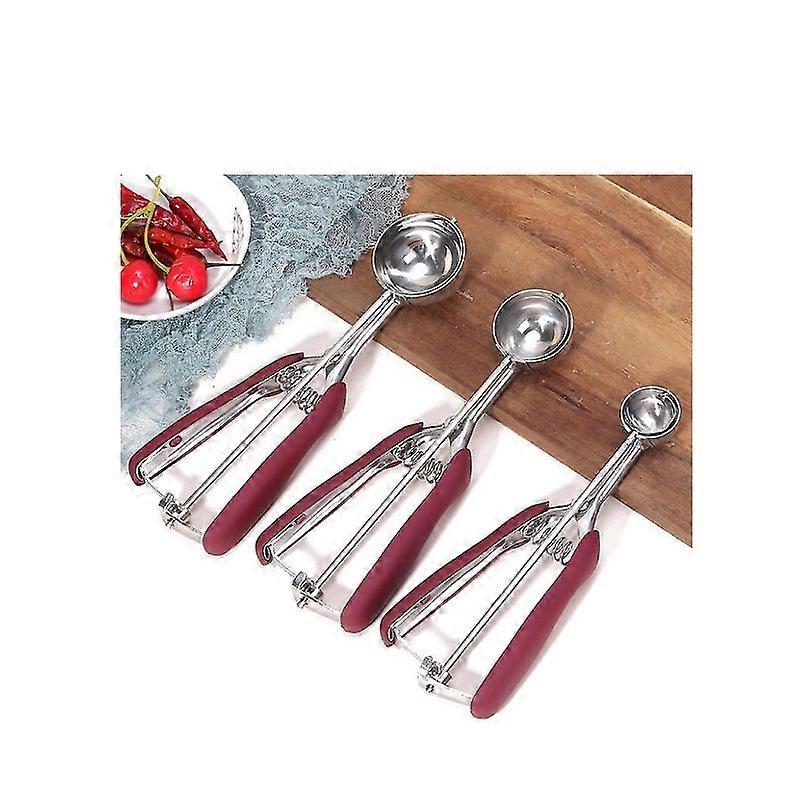 3 Pcs Ice Cream Scoop Trigger Include Small , Medium And Large Size