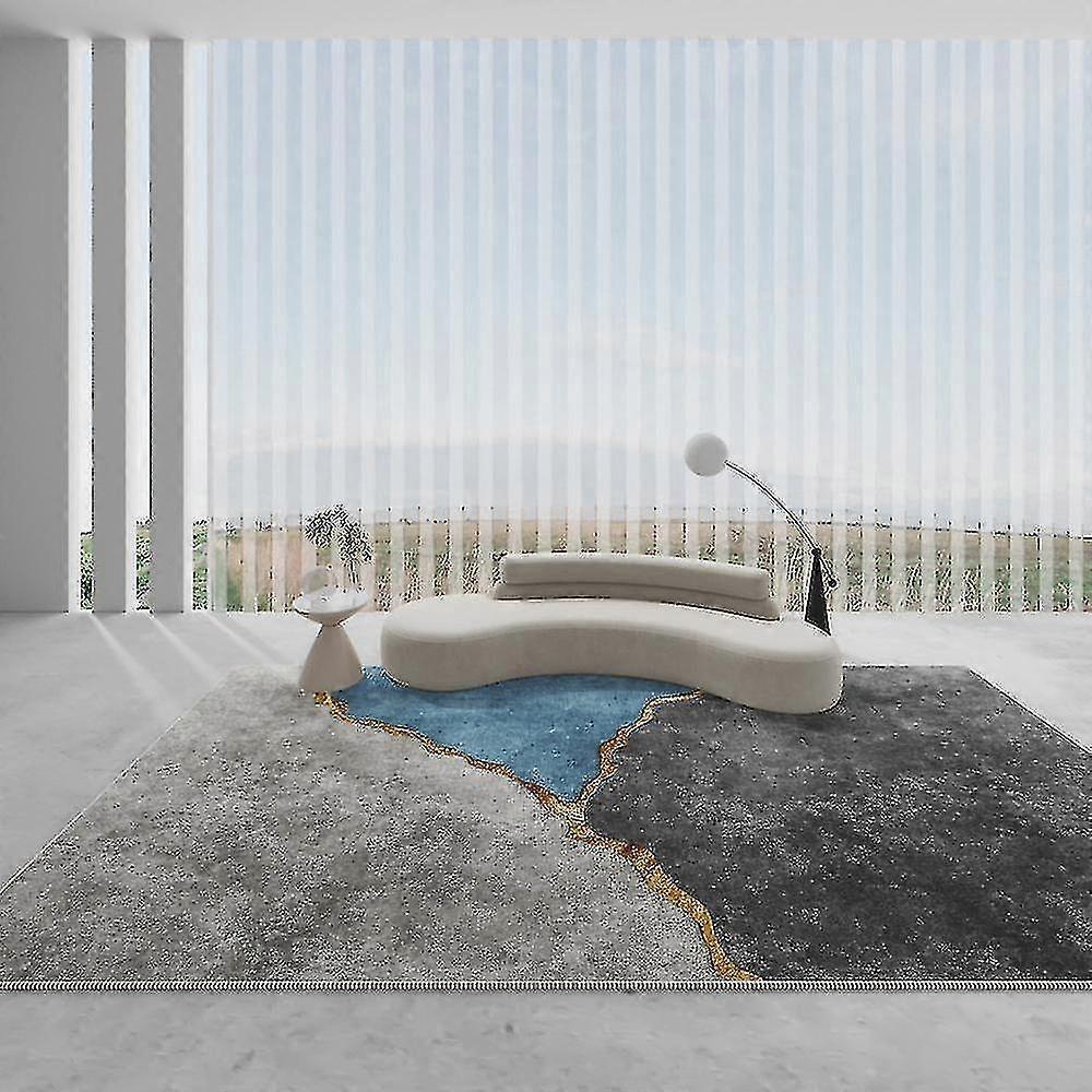 Tappeto moderno per interni per camera da letto e soggiorno, tappeti decorativi per la casa, tappeto antiscivolo (dimensioni, colore: 80x120 cm - modello 6)