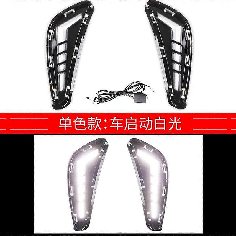 2PCS For BYD Dolphin 2022 LED Daytime Running Light Yellow TurnSignal Indicator Light Bumper LED DRL