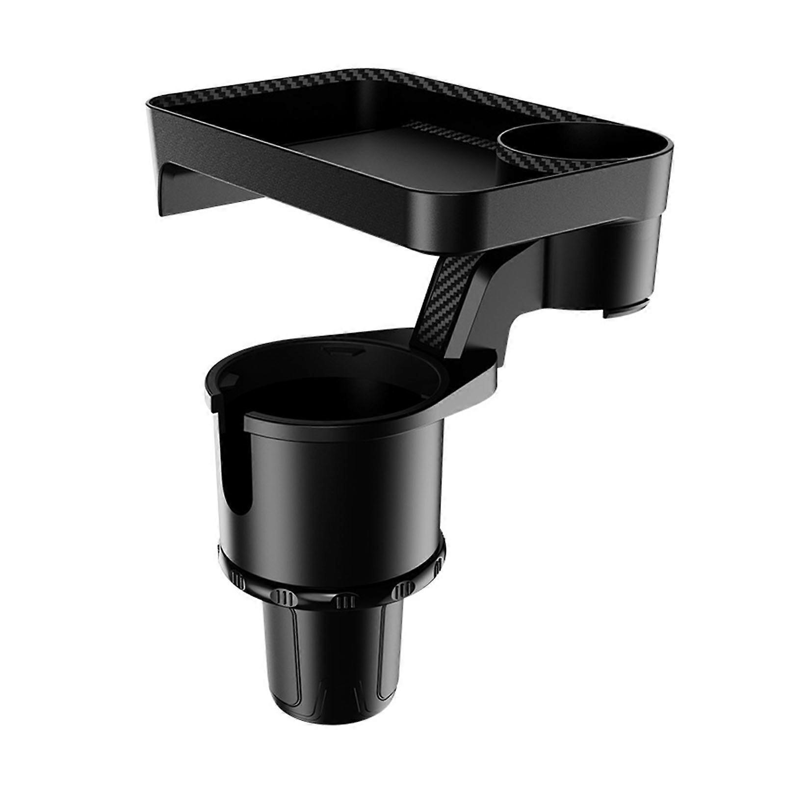 Multi-Functional 360-Degree Desk Cup Holder Mount Snack Tray Premium Table