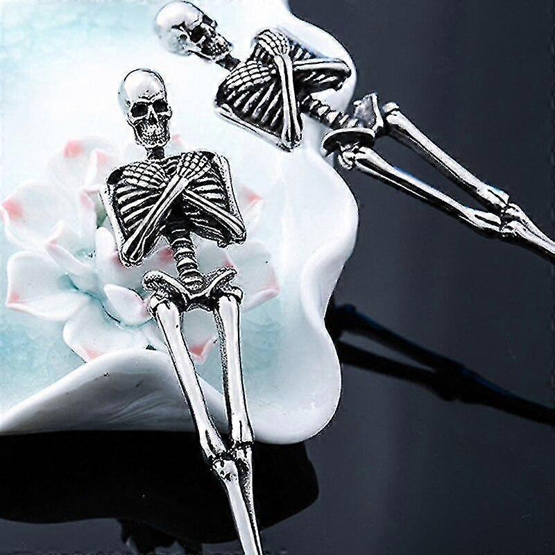 Skull Cutlery Skeleton Retro Dining Table Tableware Steel Craft