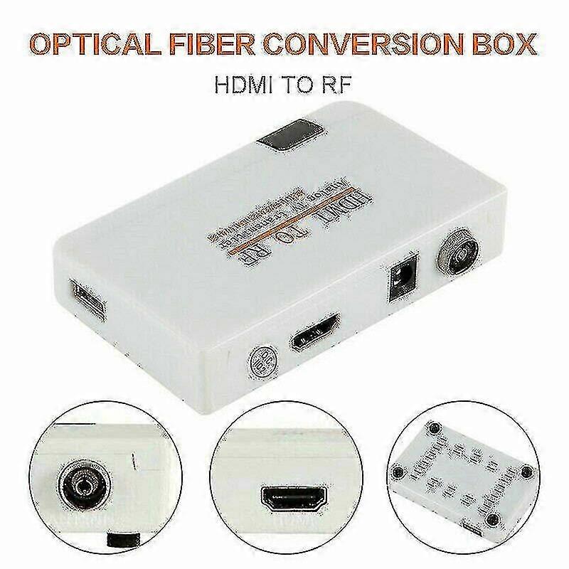 HDMI-zu-HF-Koax-Konverter-Adapter für TV-Konvertierung von HDMI-Digitalsignalen in HF-Analogsignale-- - MXBC