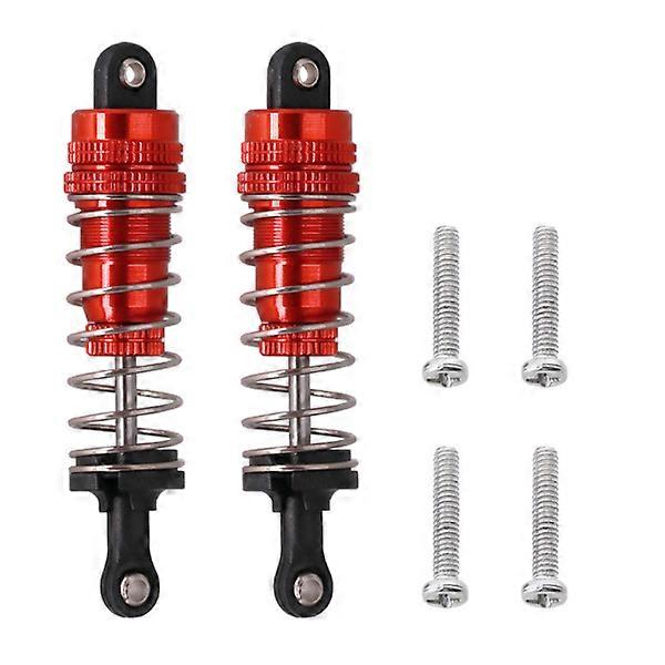 1 Pair of Trunk Universal 1/14 144001 Vehicle Climbing Vehicle Metal Front and Rear (Red)