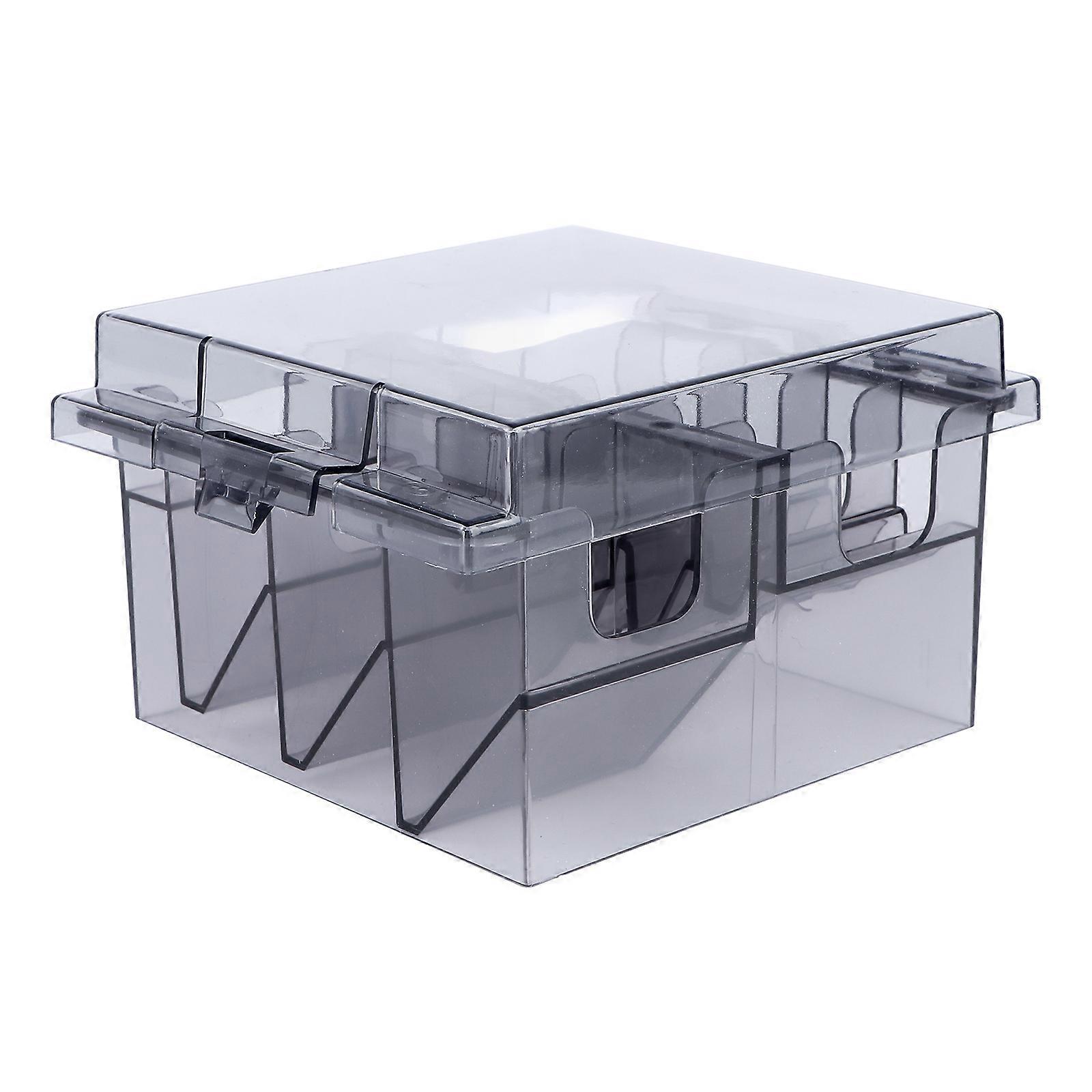 1pc Plastic Desktop Storage Box Barbershop Comb Box Desktop Storage Container