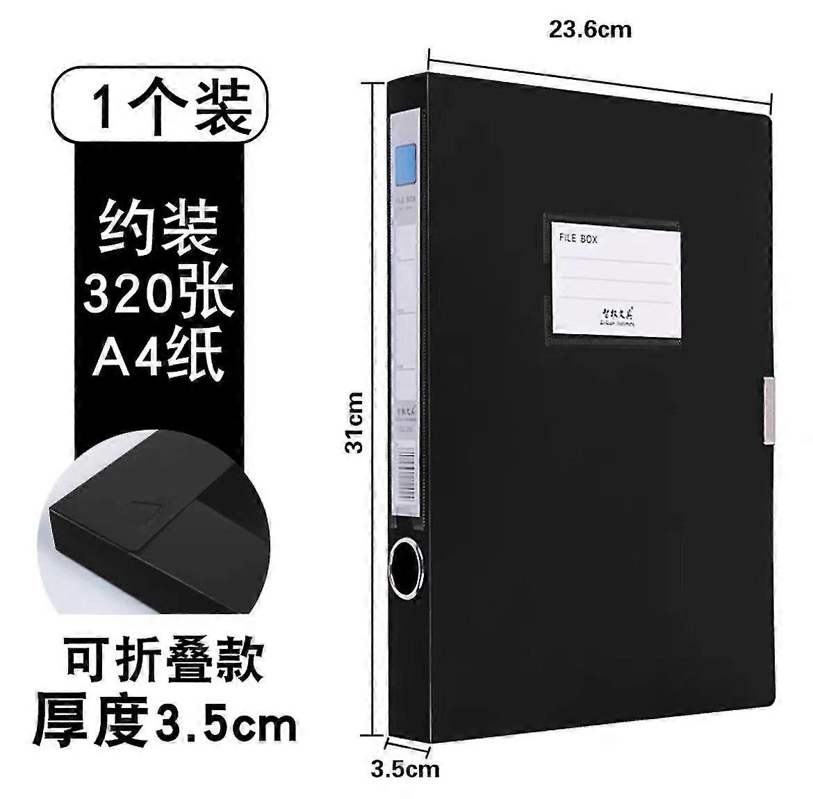 A4 Plastic Storage Clipboard File Box Case Document File Folder Clipboard Office