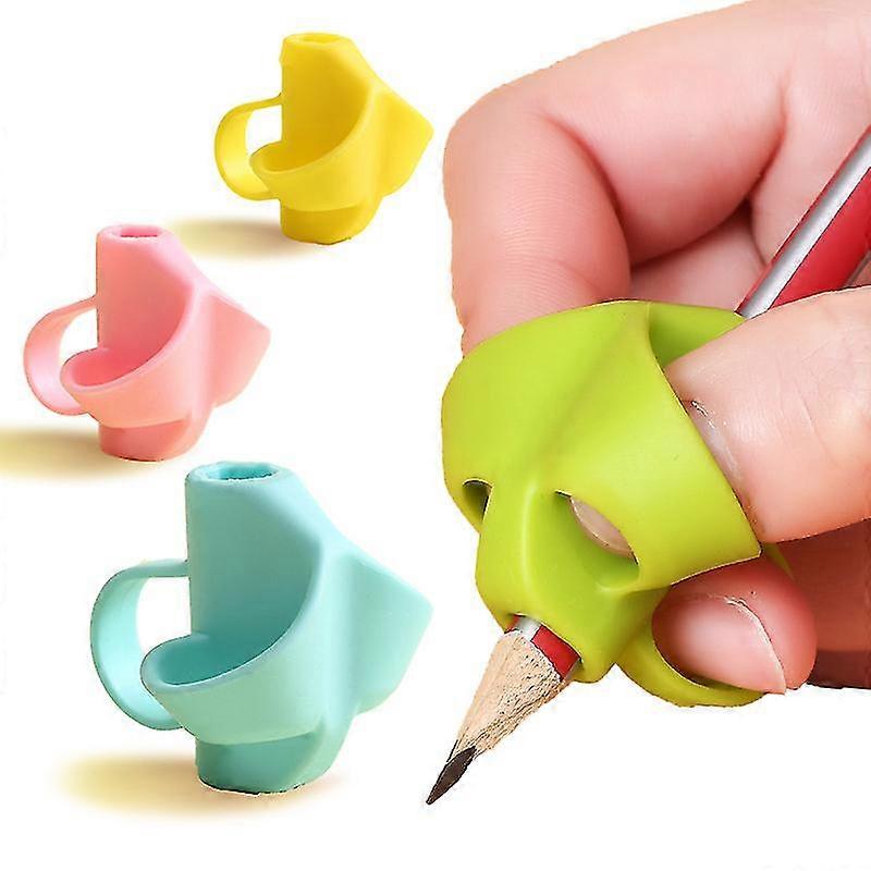 Véritables poignées de crayon en silicone pour enfants Soft Handwriting Grip