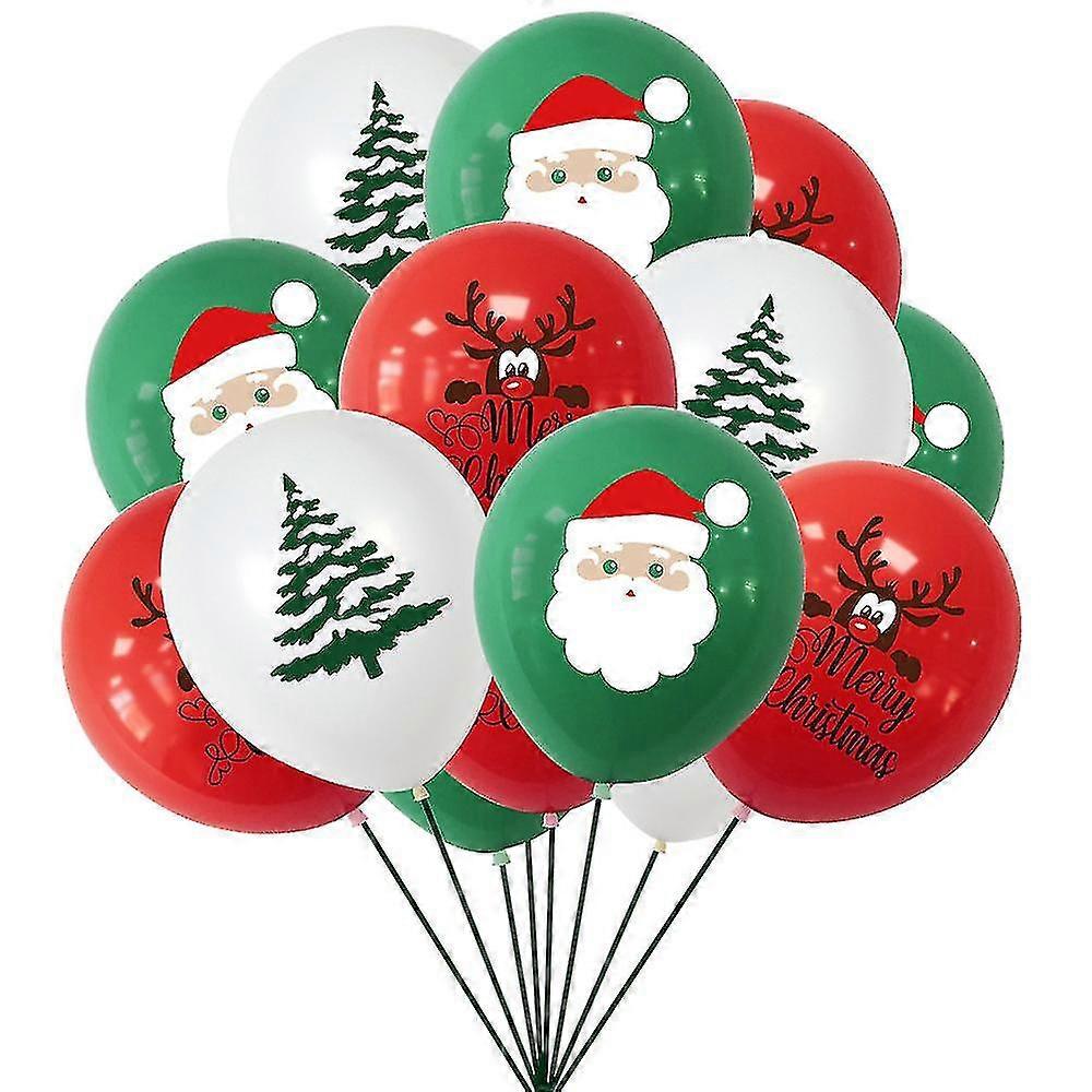 Merry Christmas Balloons Set Party Balloon Decors