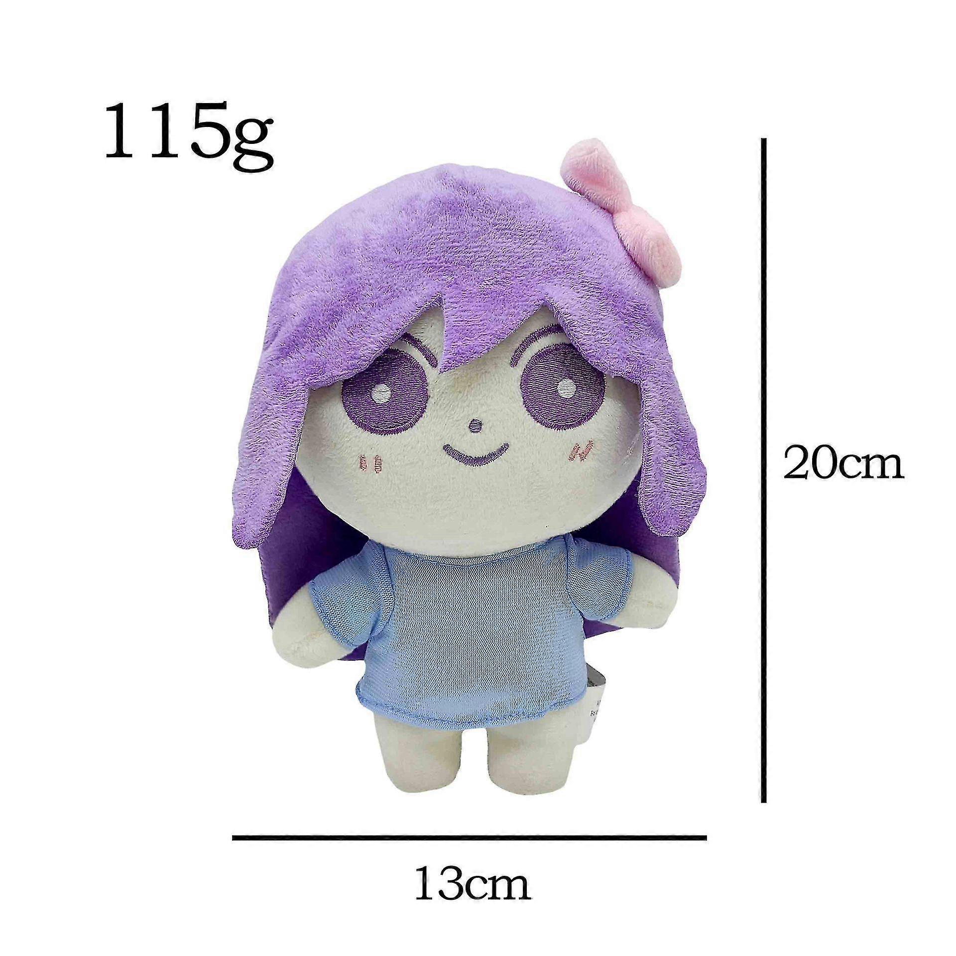 Omori Plush Ticălos cu părul negru Sunny Plush Doll Horror Game Periferic Plush Toys de înaltă calitate MTS