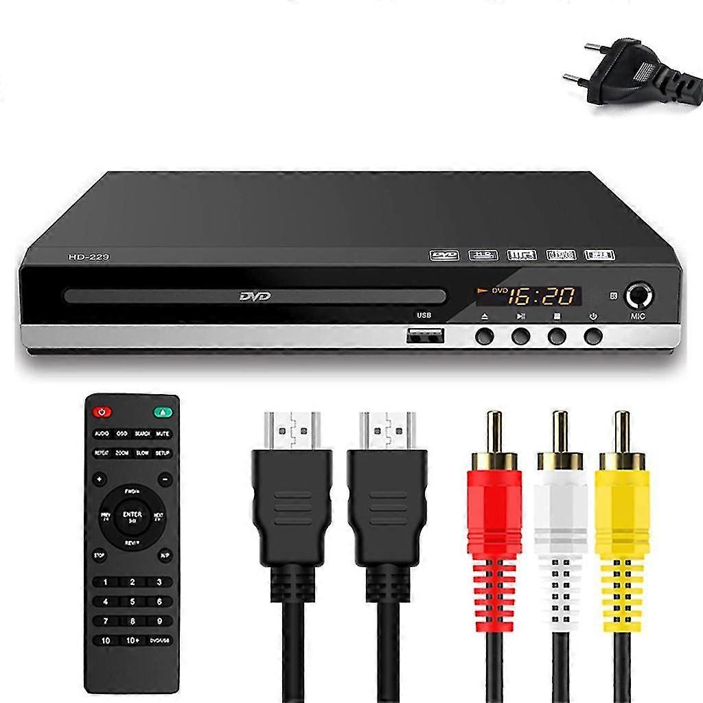 Haute définition 1080p Home Dvd Player Box All Region Free Built-in Mic-port