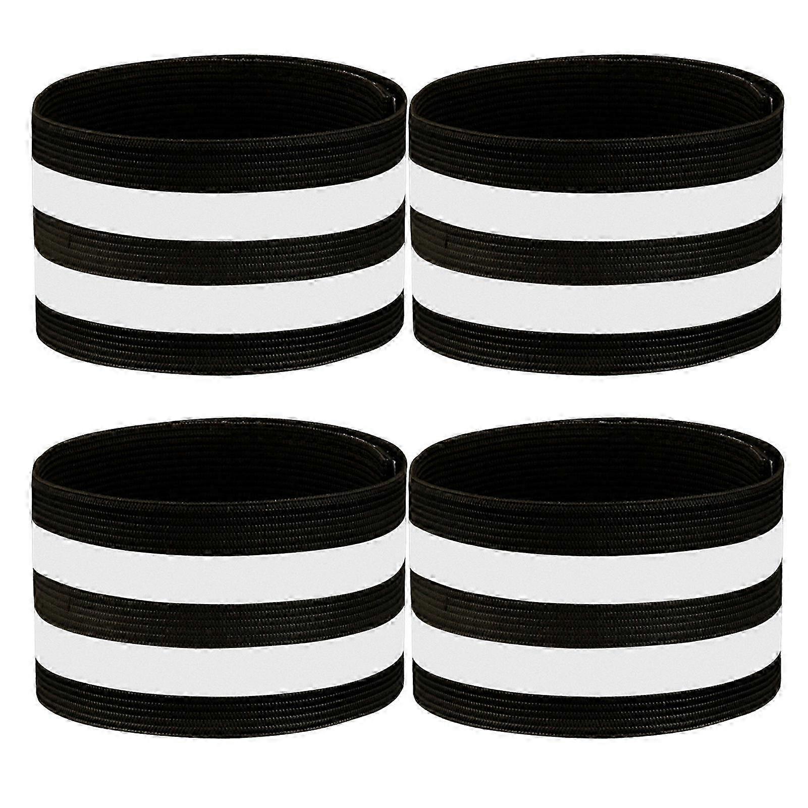 4Pcs υψηλές ελαστικές αντανακλαστικές ταινίες υψηλής ορατότητας διευθετήσιμες ταινίες στερέωσης σχεδιασμού ποδηλασίας τζόκινγκ ισχυρές ανακλαστικές λωρίδες g20241496168