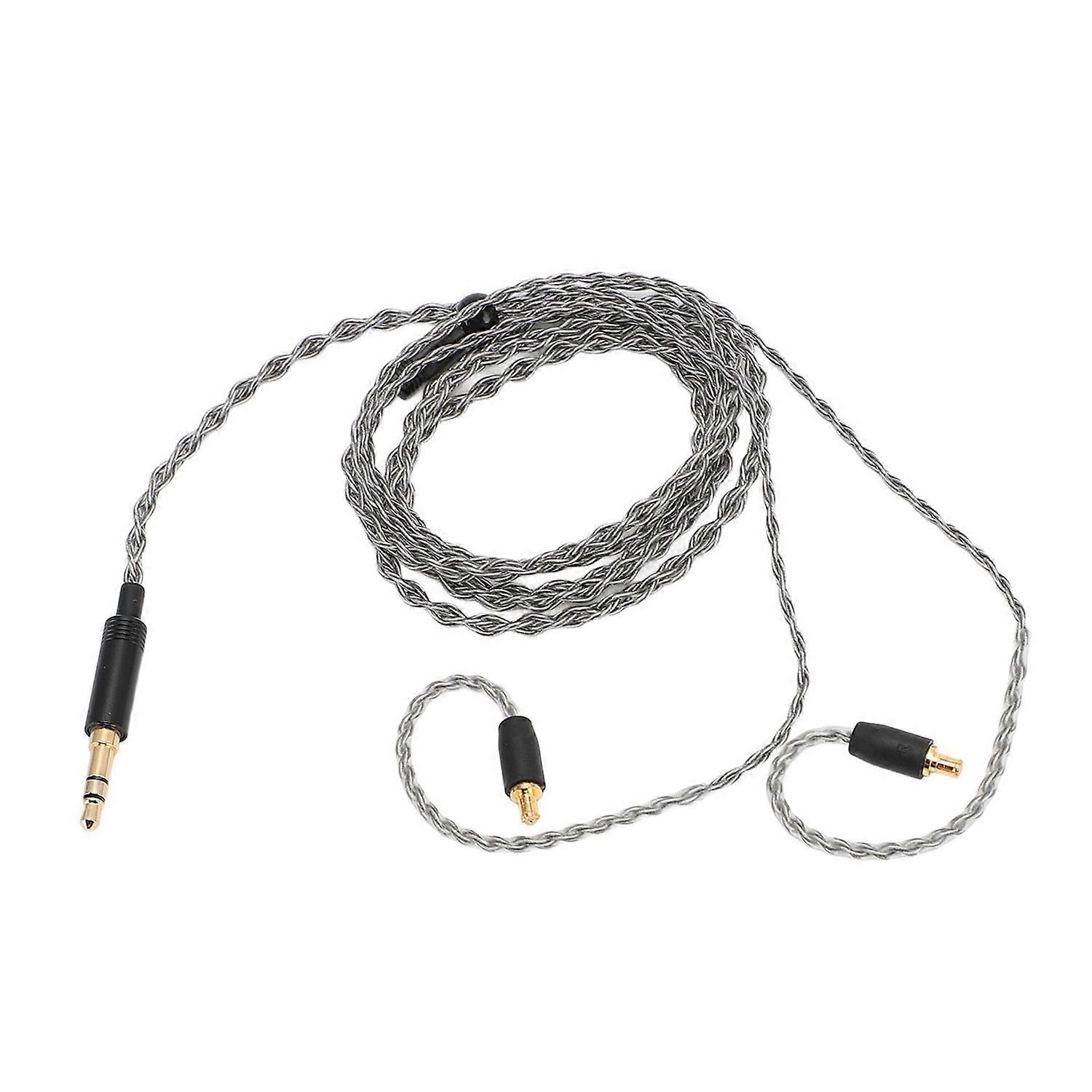 Earphone Upgrade Cable 3.5mm to for A2DC Silver Plated Copper Core Replacement Earphone Wire for ATH
