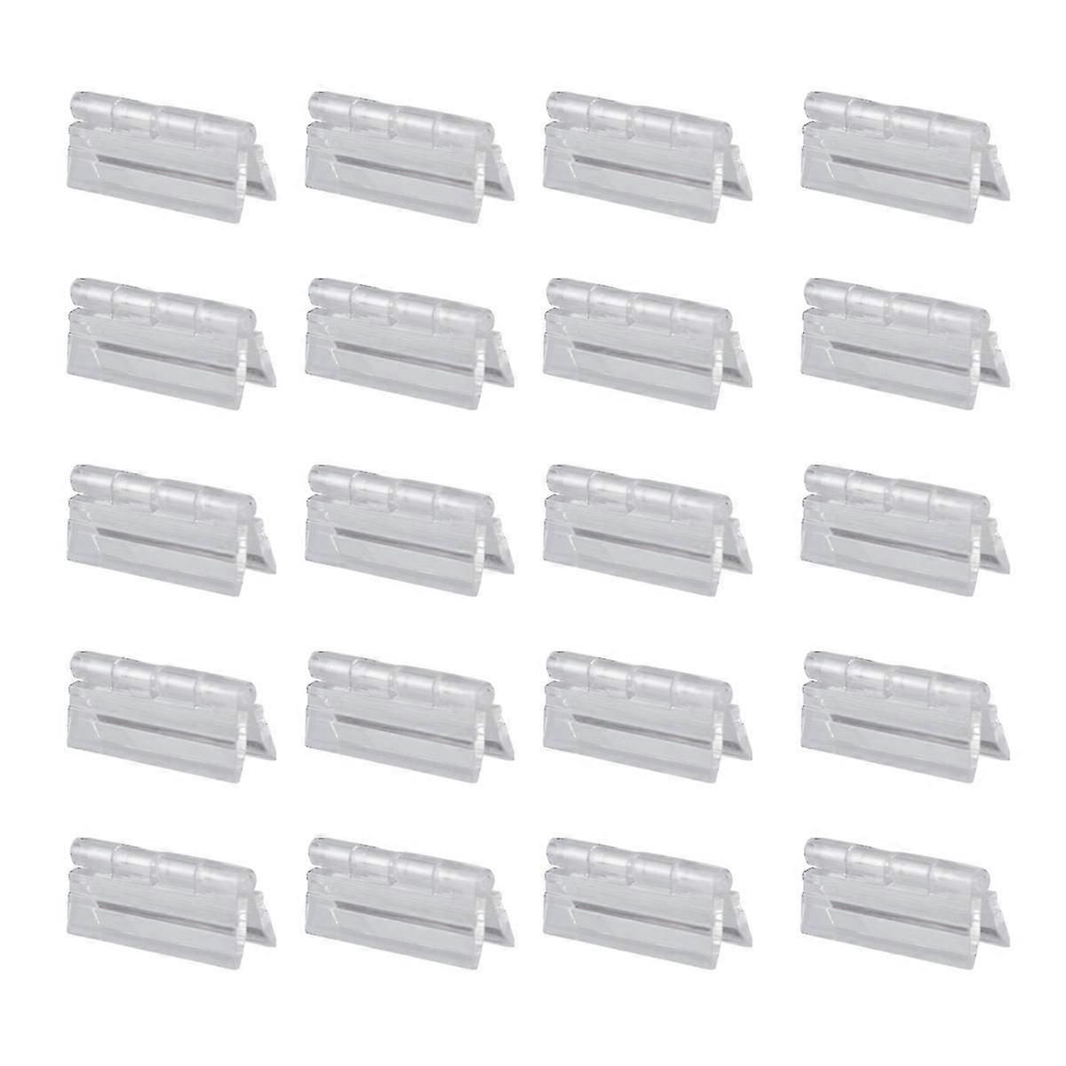 10 Pcs Plastic Hinges Transparent Hinge Acryl-hinge Small Acrylic Hinge Clear Hinge