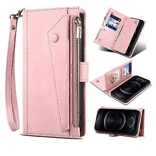 For iPhone 15 ESEBLE Retro Frosted RFID Flip Leather Phone Case