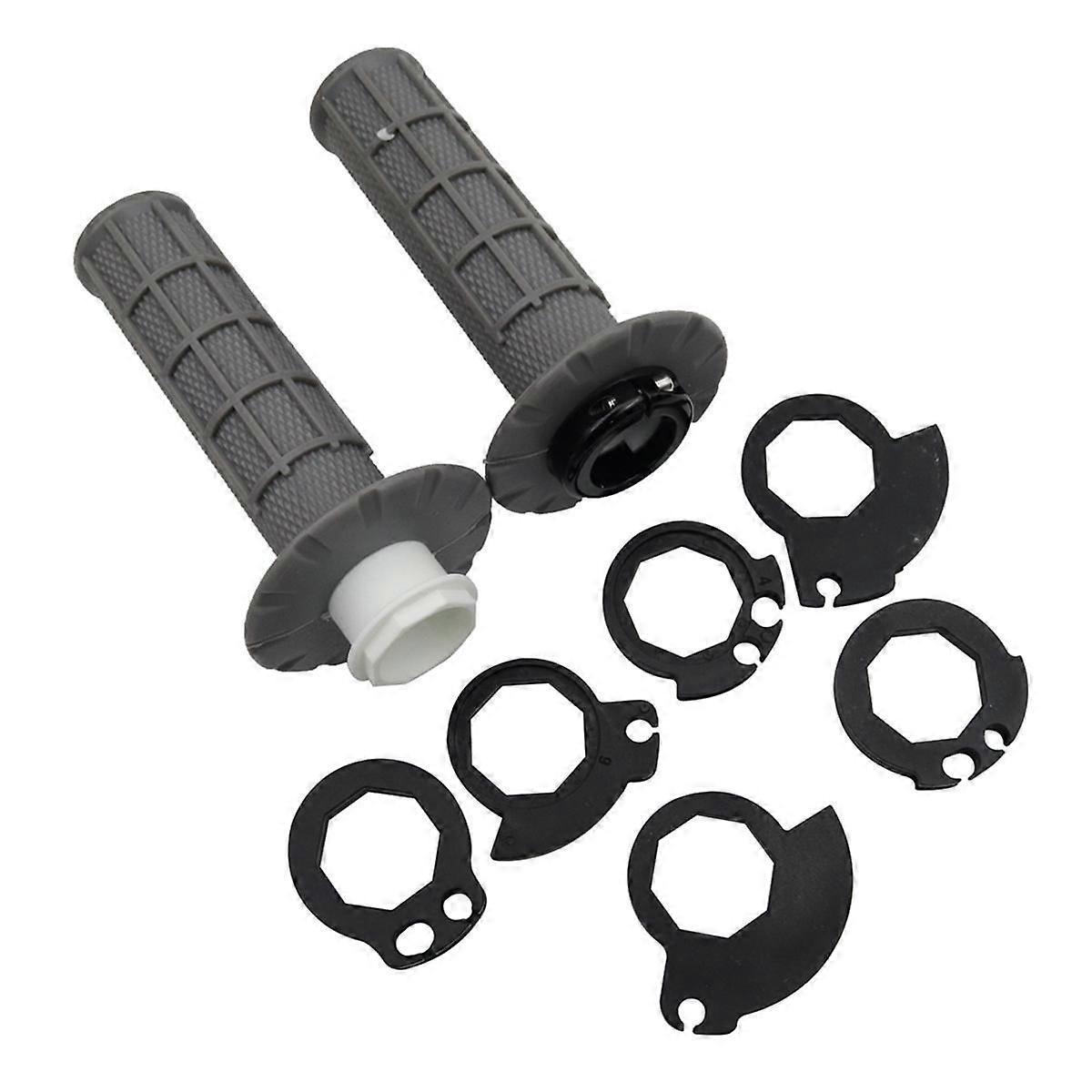 Non Slip Lock-on Grips Handle, Universal Motorcycle Handlebar Grips with The Snap-in Cam, Dirt Pit