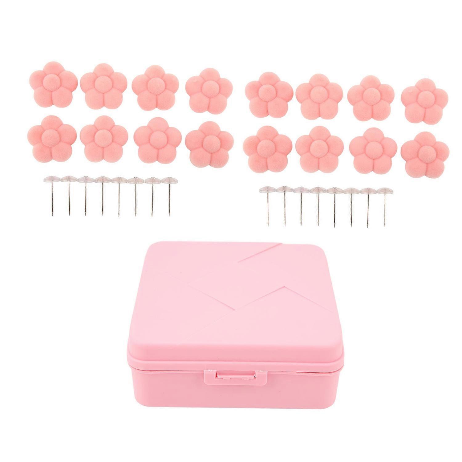 16 Sets Duvet Pins Flower Style Soft Cotton Steel Needles Easy Operation Duvet Clips for Blanket Cur