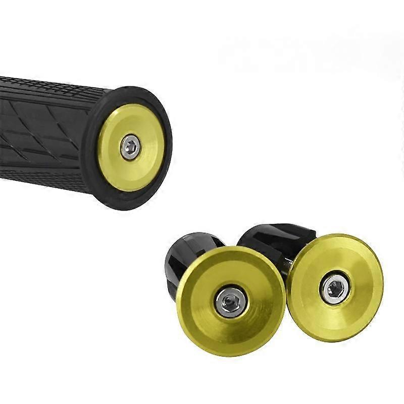 Bicycle handle plug sleeve plug mountain bike expansion lock plug bicycle handle plug accessories (green 23.3mm, one pair)