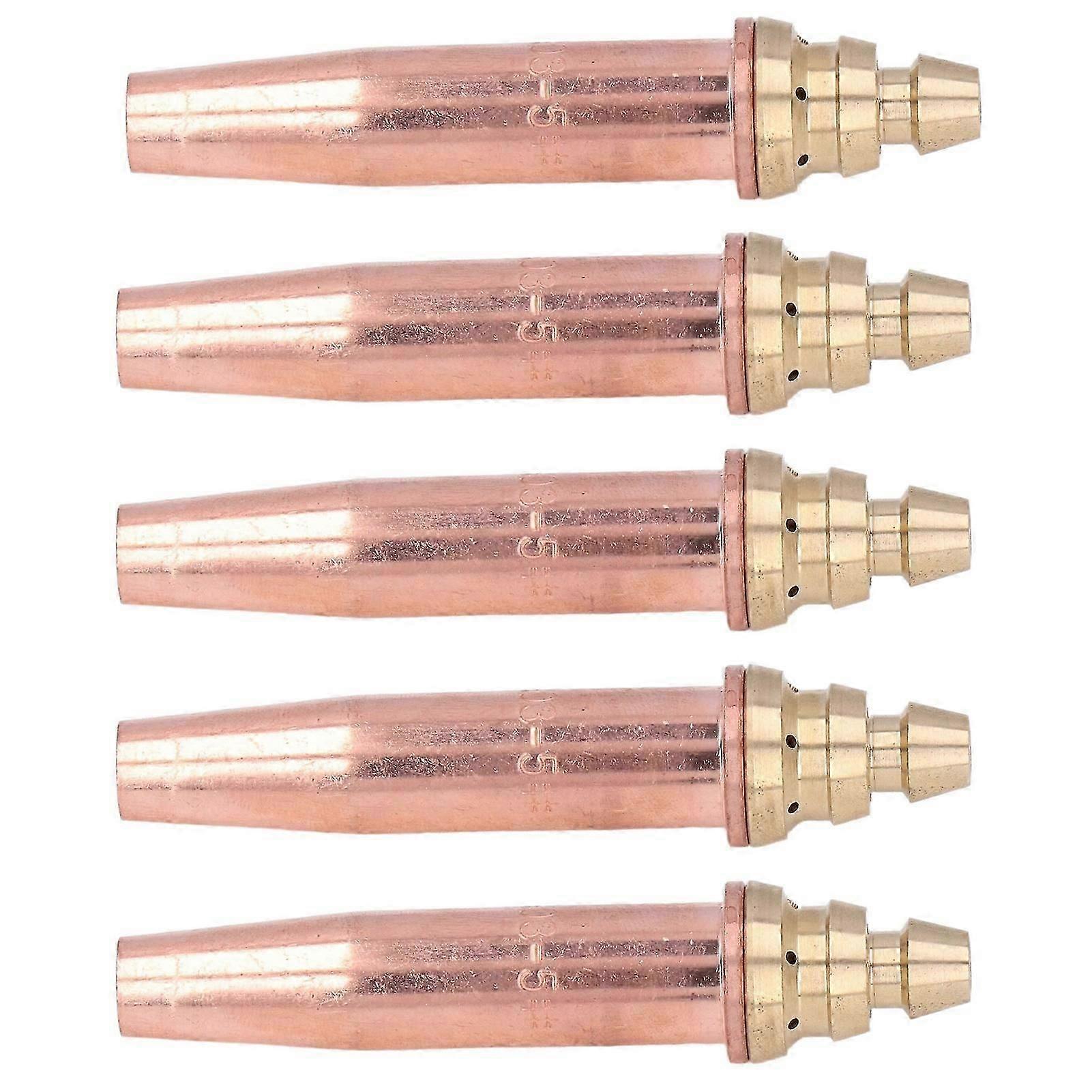 5PCS Cutting Tips Split Isobaric Propane Gas Welding Nozzles Machine Torch ConsumablesG03-5#