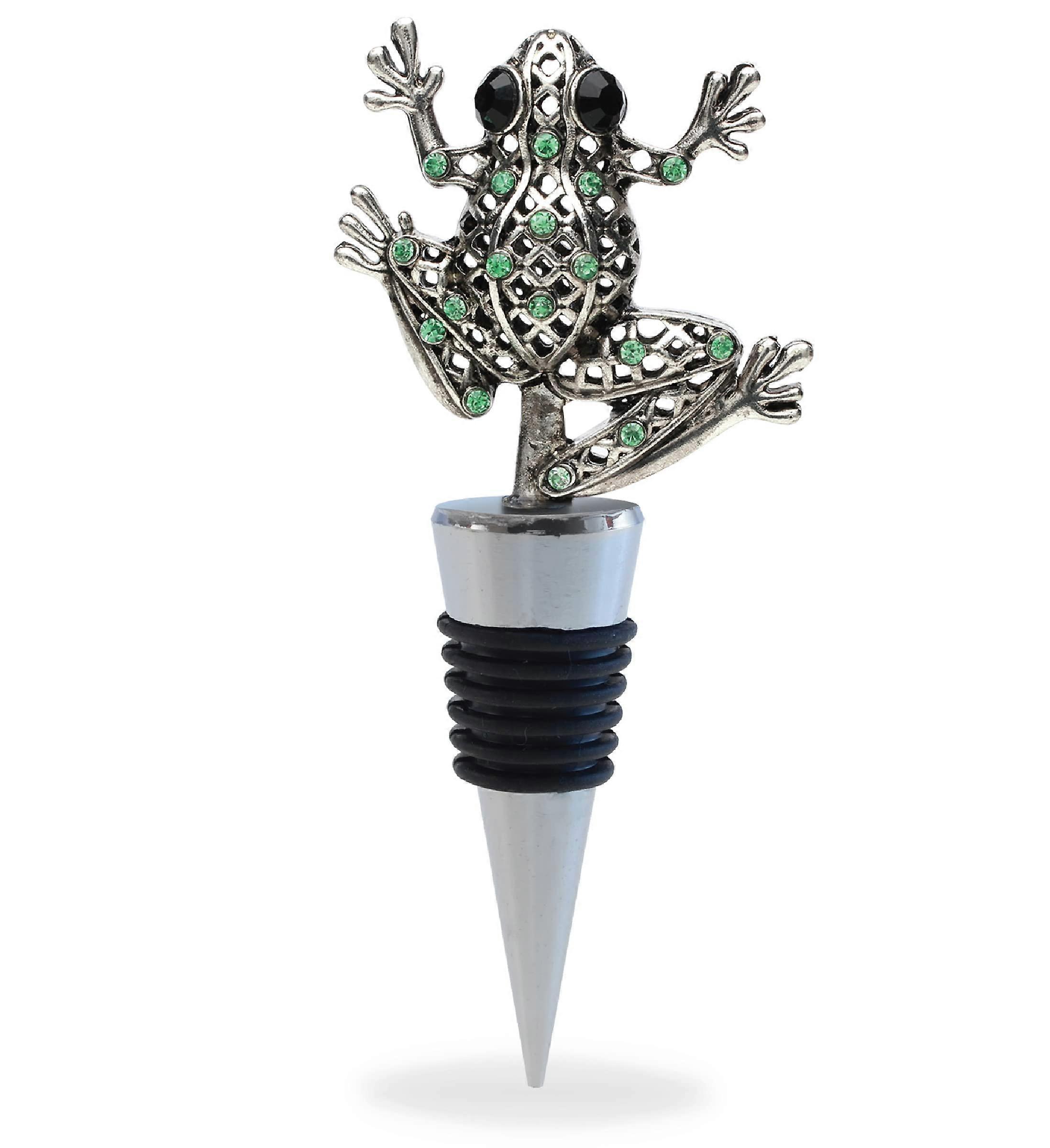 Elegant Vacuum Seal Stopper Reusable Toad Animal Design for Airtight Food Storage and Home Bar Accessory