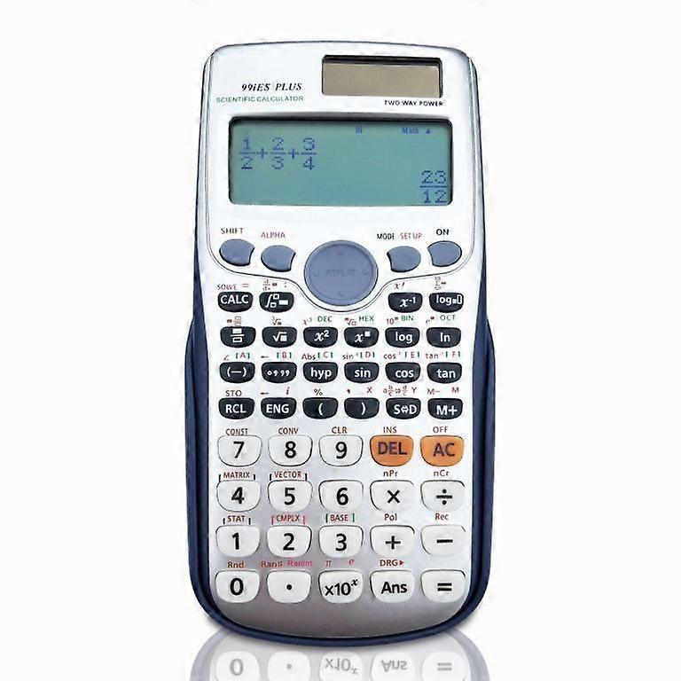 Scientific Calculators, IPepul Math Calculator with 417 Function, Solar Battery Power and 4-Line Display, School Supplies for Middle High College Stud