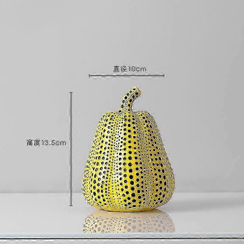 草間彌生ウェーブポイントカボチャ抽象的な彫像飾り部屋樹脂置物デスク装飾家の装飾現代の家の装飾