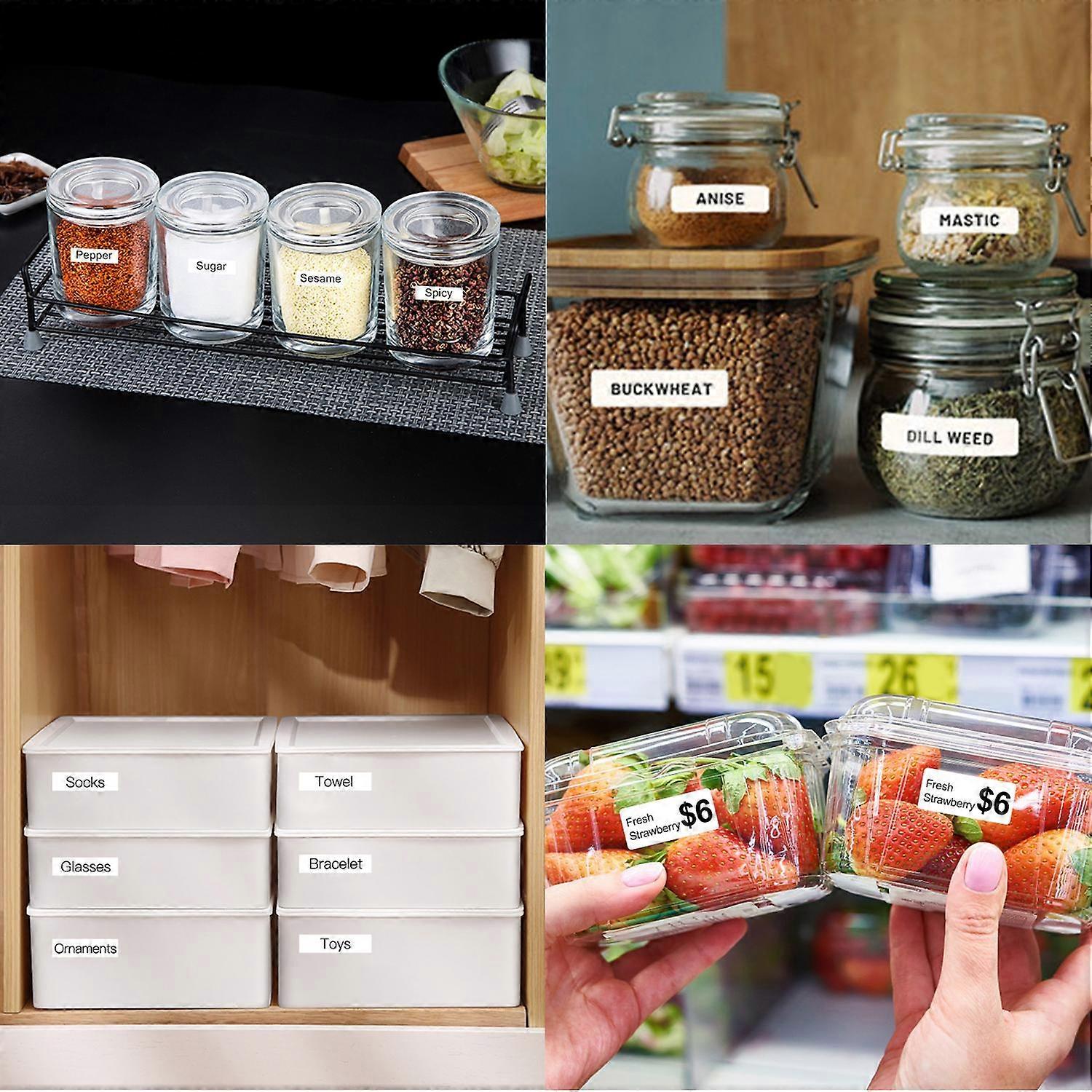 AIMO Thermal Printing Label Paper Roll for Q30 Label Maker Thermal Printer for Printing Adhesive Tag