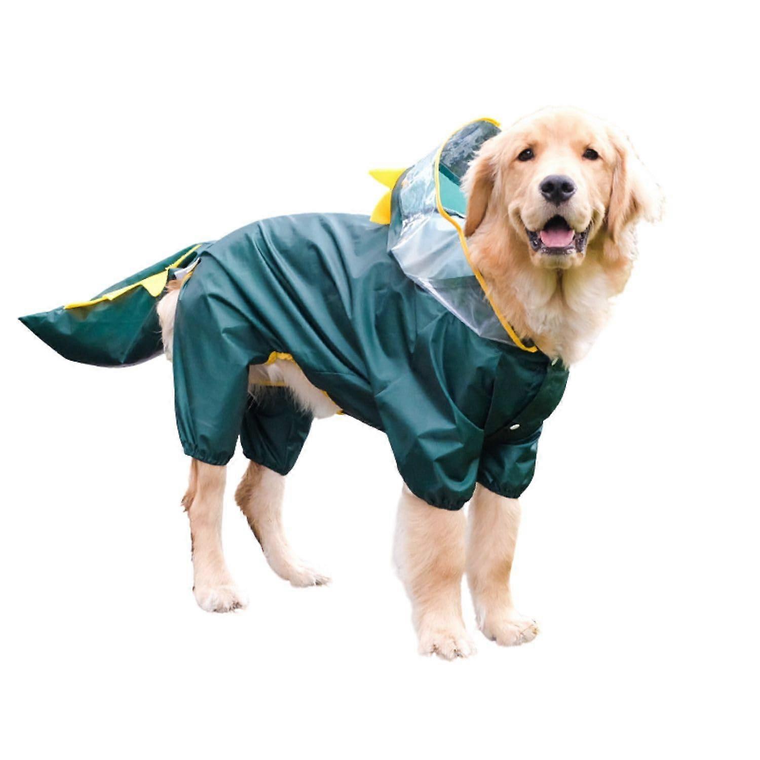 Cute Animals Pattern Dog Raincoat for Cosplay in Rainy Weather Size 6XL
