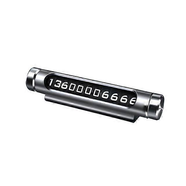 Car Temporary Parking Card Rotate Phone Number Plate Aluminum Stickers Universal Park Stop in Car-styling Goods Auto Accessories