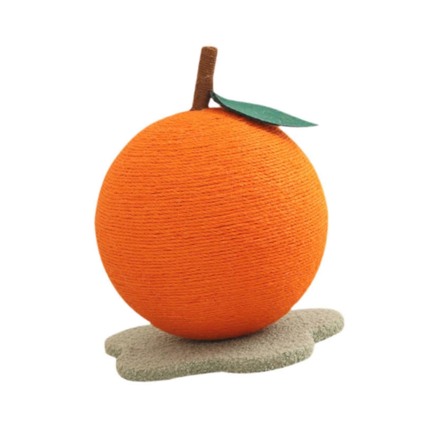 Orange Cat Scratch Post Vertical Cat Scratch Post for Kitten Pet Supplies