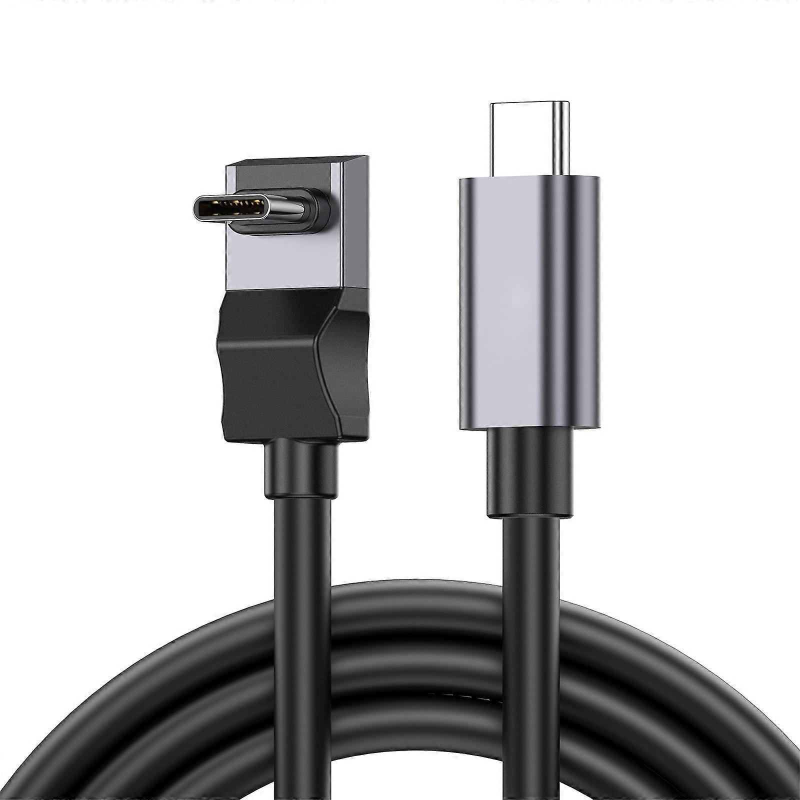 USB C'den Tip C'ye 100W Kablo 90 Derece 5A PC Oyun ve Bağlantı İstasyonları için İşaretleyicili Güç Dağıtımı