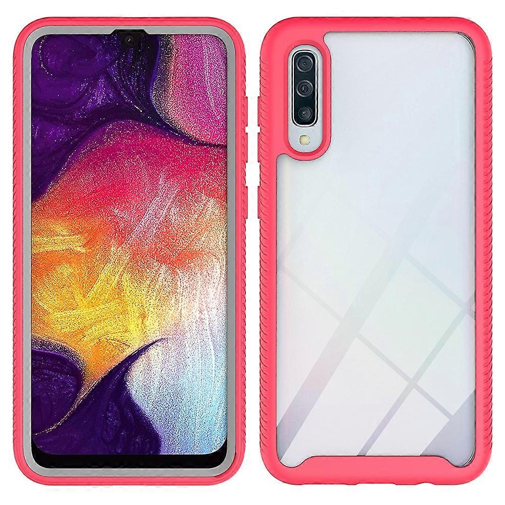 For Samsung Galaxy A50 Starry Sky Solid Color Series Shockproof PC + TPU Protective Case