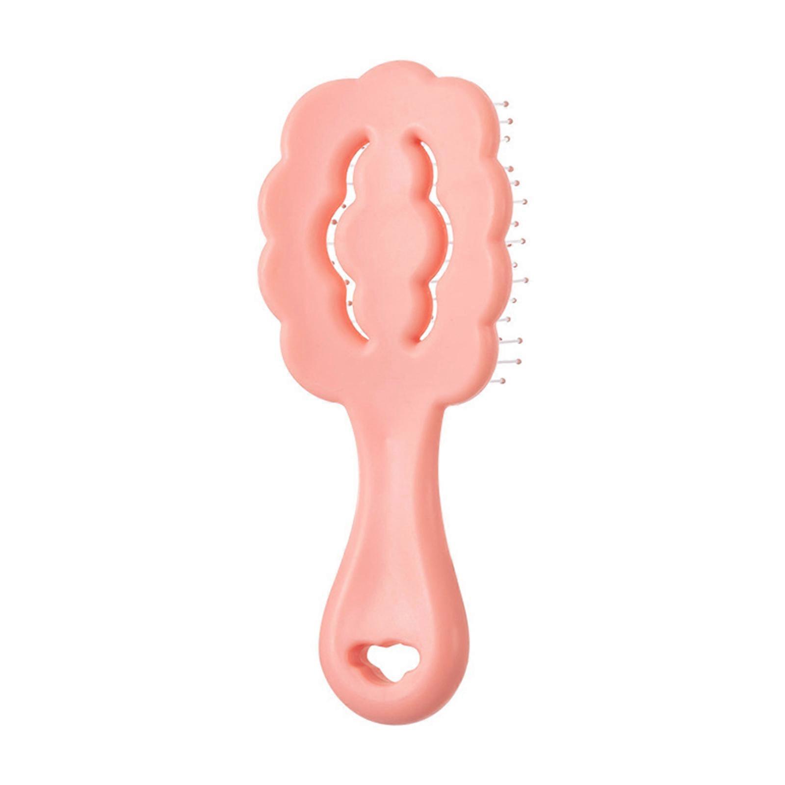 Massage Comb Antistatic Straight Smooth Curly Comb Curved Wide Tooth Styling Detangling Detangle Comb Hair Styling Tools Pink