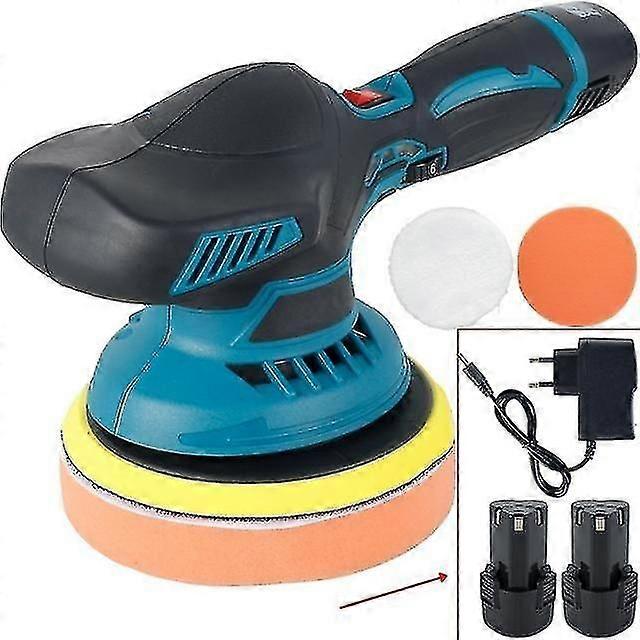 Cordless Car Polisher Hand-held Portable 12v Battery Powered Electric Polishing Machine With 6 Adjus